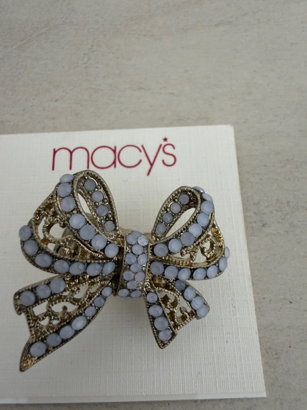 Macy's Gold Bow Ring